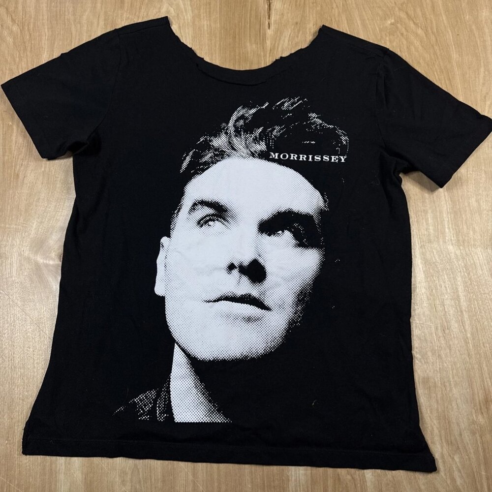 Morrissey The Smiths Silhouette Face Rock Band T Shirt Size XL